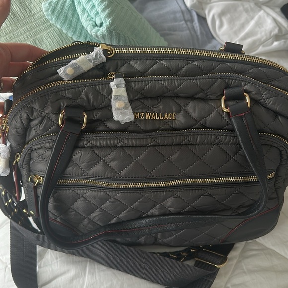 Mz Wallace Crosby dark gray red piping - Picture 6 of 8